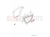 SUZUKI GN125E R (1994) (E03,E28,E33) 32 - FRAME COVER