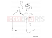 SUZUKI GN125E R (1994) (E03,E28,E33) 36 - HANDLEBAR - FRONT CABLE