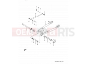 SUZUKI GN125E R (1994) (E03,E28,E33) 41 - REAR SWINGING ARM
