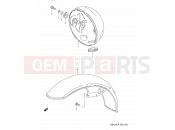 SUZUKI GN125E R (1994) (E03,E28,E33) 34 - HEADLAMP HOUSING