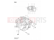 SUZUKI GN125E X (1999) 3 - CRANKCASE