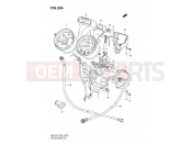 SUZUKI GN125E X (1999) 20A - SPEEDOMETER - TACHOMETER (MODEL V/W/X/Y/K1 E01,E30)