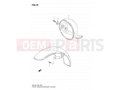 SUZUKI GN125E X (1999) 33 - FRONT FENDER - HEADLAMP HOUSING