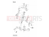 SUZUKI GN125E X (1999) 39 - STEERING STEM (MODEL V/W/X)