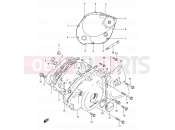SUZUKI GN250 K (1989) 4 - CRANKCASE COVER