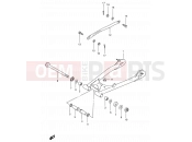 SUZUKI GN250 K (1989) 49 - REAR SWINGING ARM