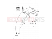 SUZUKI GP100U X (1999) 57 - REAR FENDER