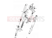 SUZUKI GP100U C (1978) 43 - FRONT FORK (E06)