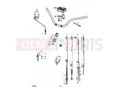 SUZUKI GP100U N (1992) 54 - HANDLEBAR