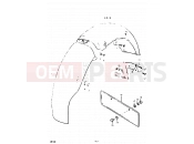SUZUKI GP100U N (1992) 62 - REAR FENDER