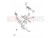 SUZUKI GP125 X (1999) 36 - STAND - FOOTREST