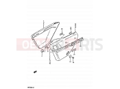 SUZUKI GP125 X (1999) 50 - FRAME COVER (MODEL D)