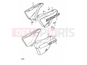 SUZUKI GP125 C (1978) 68 - FRAME COVER (GP125UCE14, GP125UNE14)