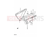 SUZUKI GP125U X (1999) 49 - FRAME COVER (MODEL X)