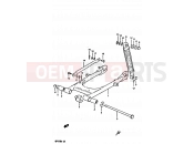 SUZUKI GP125U X (1999) 65 - REAR SWINGING ARM