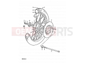 SUZUKI GP125U X (1999) 57 - FRONT WHEEL