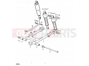 SUZUKI GP125U C (1978) 94 - REAR SWINGING ARM