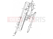 SUZUKI GP125U N (1992) 71 - FRONT FORK (KAYABA)(GP125N, GP125UN)