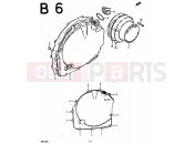SUZUKI GS1000 C (1978) 5 - CRANKCASE RH COVER