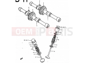 SUZUKI GS1000 C (1978) 10 - CAM SHAFT - VALVE