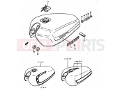 SUZUKI GS1000 N (1992) 34 - FUEL TANK