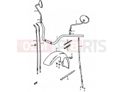 SUZUKI GS1000 N (1992) 43 - HANDLEBAR - FRONT FENDER