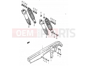 SUZUKI GS1000 N (1992) 50 - CHAIN CASE - SHOCK ABSORBER