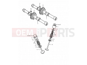 SUZUKI GS1000 T (1996) 9 - CAM SHAFT - VALVE