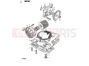 SUZUKI GS1000G T (1996) 6 - OIL PUMP - OIL FILTER
