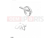 SUZUKI GS1000G X (1999) 64 - FRONT FENDER - HEADLAMP HOUSING