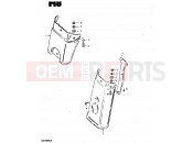 SUZUKI GS1000G X (1999) 74 - REAR FENDER EXTENSION