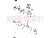 SUZUKI GS1100G D (1983) 9 - CRANKSHAFT