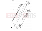 SUZUKI GS1100G D (1983) 47 - FRONT FORK (MODEL D)