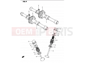 SUZUKI GS1100G G (1986) 9 - CAM SHAFT - VALVE