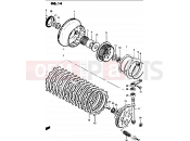 SUZUKI GS1100G G (1986) 14 - CLUTCH