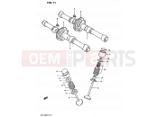 SUZUKI GS1100GK /GS1100GK2 Z (1982) 11 - CAM SHAFT - VALVE