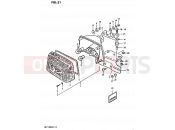 SUZUKI GS1100GK /GS1100GK2 Z (1982) 31 - REAR COMBINATION LAMP