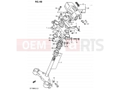 SUZUKI GS1100GK /GS1100GK2 Z (1982) 48 - STEERING STEM (GS1100GK2/GKD)