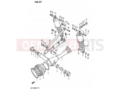 SUZUKI GS1100GK /GS1100GK2 Z (1982) 57 - REAR SWINGING ARM