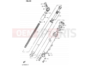 SUZUKI GS1100GK /GS1100GK2 Z (1982) 45 - FRONT FORK (GS1100GKZ)