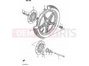 SUZUKI GS1100GK /GS1100GK2 Z (1982) 50 - FRONT WHEEL