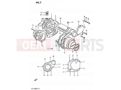 SUZUKI GS1100GK D (1983) 7 - CRANKCASE COVER
