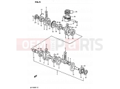 SUZUKI GS1100GK D (1983) 9 - CRANKSHAFT