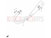 SUZUKI GS125 / GS125E / GS125ES Z (1982) 16 - MUFFLER