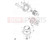 SUZUKI GS125 / GS125E / GS125ES Z (1982) 17 - OIL PUMP