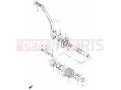 SUZUKI GS125 / GS125E / GS125ES Z (1982) 21 - KICK STARTER (GS125Z/D,GS125UR E71)