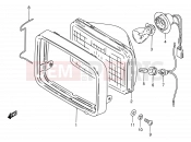 SUZUKI GS125 / GS125E / GS125ES Z (1982) 30 - HEADLAMP (E01,E02,E24,E30,E71,P37)