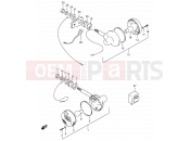 SUZUKI GS125 / GS125E / GS125ES Z (1982) 36A - TURN SIGNAL LAMP (MODEL K/M/R E02)