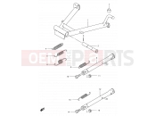 SUZUKI GS125 / GS125E / GS125ES Z (1982) 40 - STAND