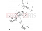 SUZUKI GS125 / GS125E / GS125ES Z (1982) 42 - FOOTREST